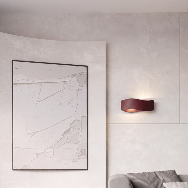 Steel Flush Mounted Sconce