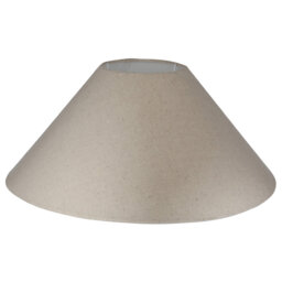 Abirad 23.5cm H Cotton Empire Lamp Shade ( Uno ) in Hopsack Beige