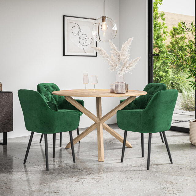 Adriunna 4 - Person Dining Set