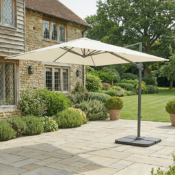 Syros 2.5m Patio Parasol With Built-in Led Lighting