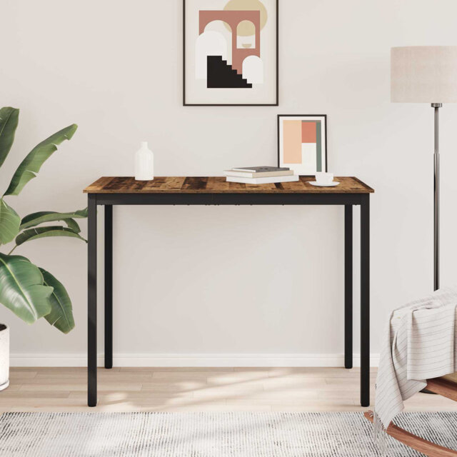 Standing Bar Table Engineered Wood Dining Home Furniture Kitchen Family
