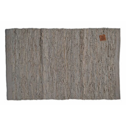 Leather Chindi Rug