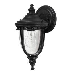 Thynes Bronze 33cm H Outdoor Wall Lantern