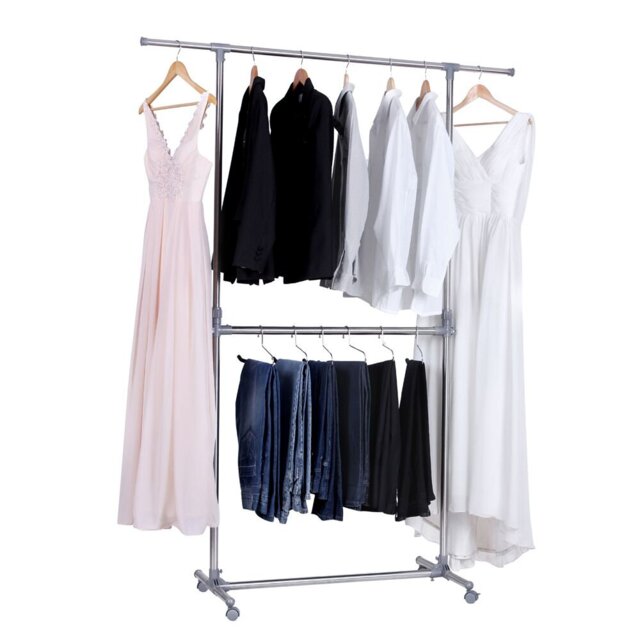 166cm Rolling Clothing Rack
