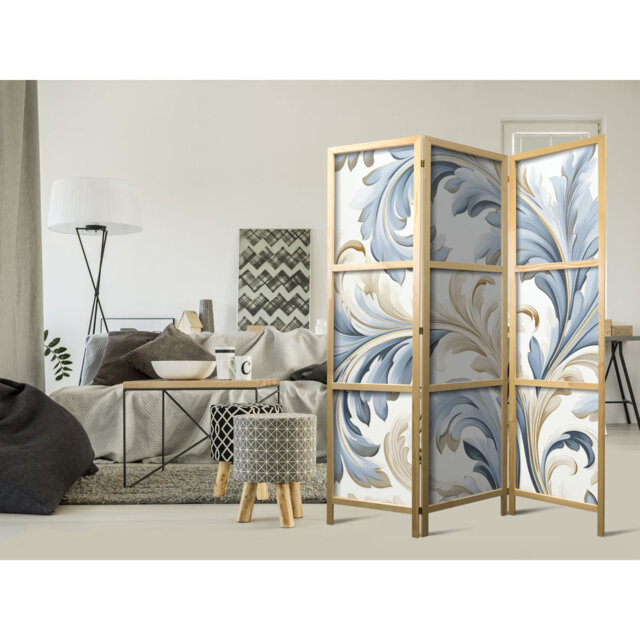 1710cm H Solid Wood Folding Room Divider
