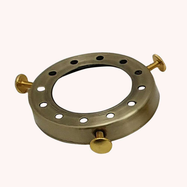 Socket Lampshade Holder Top Collar Ring Adapter Lamp Base Solid Metal Separate Lighting Kit