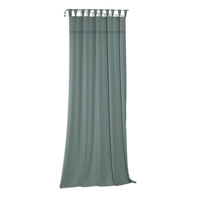 Salley Tab Top Curtain Single Panel, opaque