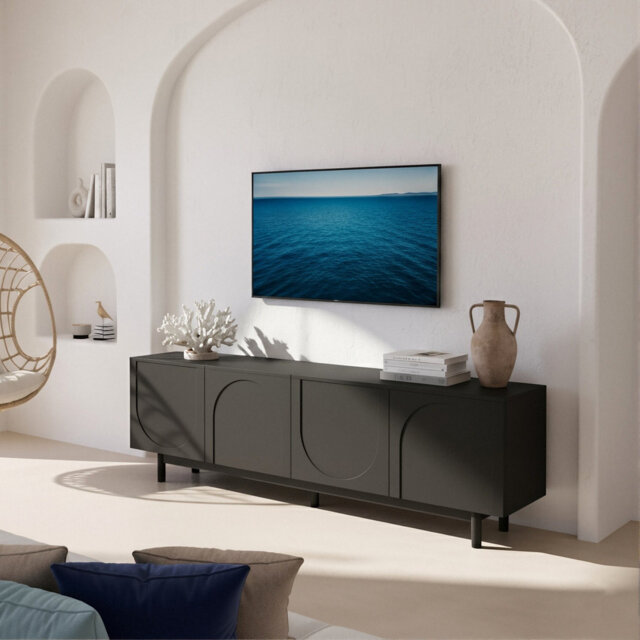"Unfinished TV Stand for TVs up to 75"""