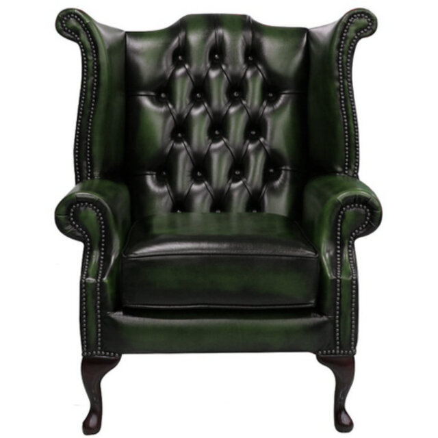 High Back Chesterfield Upholstered Wingback Chair