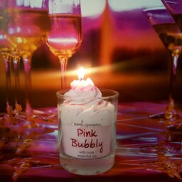 Pink Bubbly Cocktail Scented Jar Candle
