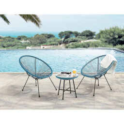 17 Stories Alyssya Natural Acapulco Styled Egg Shape Conversational Garden Bistro Patio Outdoor Set