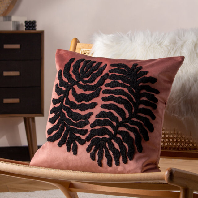 Floral Square Cushion Cover
