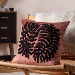 Floral Square Cushion Cover
