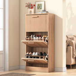 24 Pair Flip Down Shoe Storage