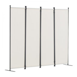 Room Divider, 89.8 x 67.9 inch Room Dividers and Folding Privacy Screens 4-Panel, Partition Room Dividers for Office, Bedroom, Dining Room, Study, Fre