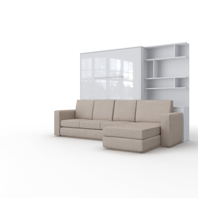 Aubri European Kingsize (160 x 200cm) Upholstered Murphy Bed