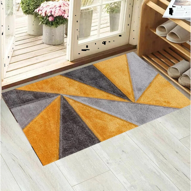 Soft Shaggy Rugs Modern Geometric Design Large Area Rugs For Living Room Bedroom Thick Fluffy Floor Mats Small Door Mat