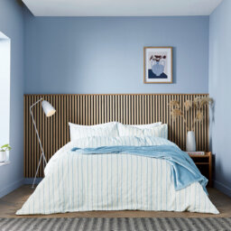 Waffle Stripe Duvet Cover Set