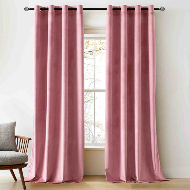 Velvet Blackout Curtain Pair (Set of 2)