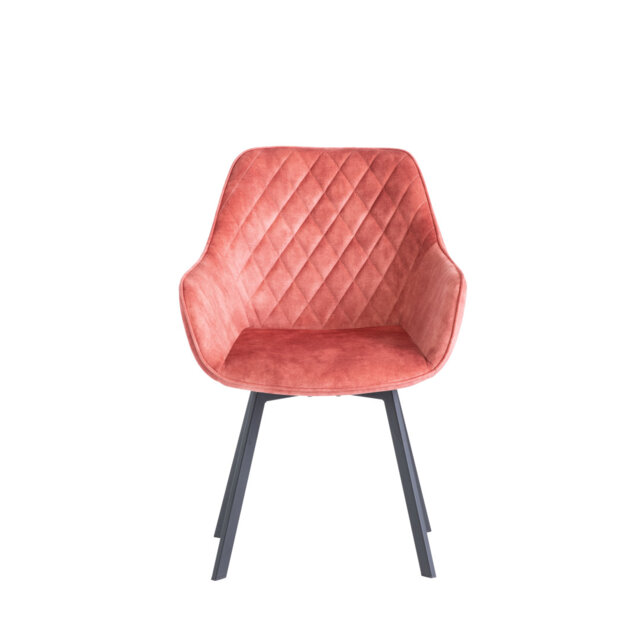 45cm H Velvet Upholstered Side Chair