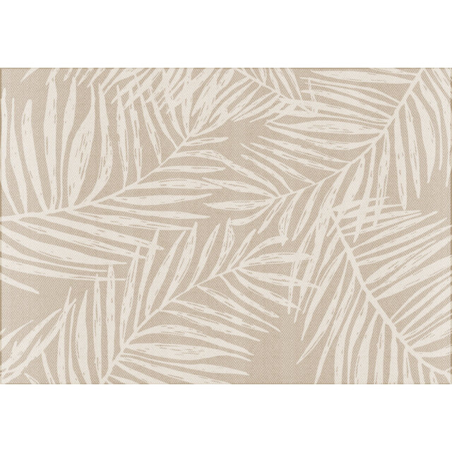 Amiera Floral 2.8mm Vinyl, Phthalate Free With Exclusive Printed Designs. Beige Area Rug