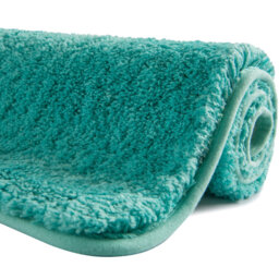 Non Slip Bath Mat Machine Washable Durable Soft Fluffy Microfiber Bathroom Mat Water Absorbent Bath Rug