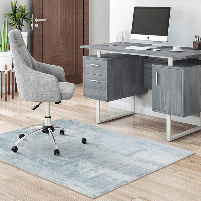 "48""x60"" Office Chair Mat for Hardwood & Tile Floors, Rolling Chair Protector, Easy to Clean"