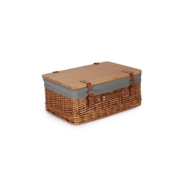 Wicker Gift or Storage Hamper with Lining