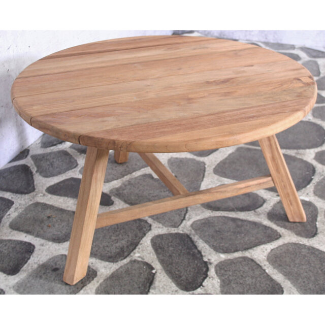 Quebec Round Metal Outdoor Side Table , 80cm cm W 80cm cm D
