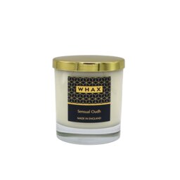 Sensual Oudh Scented Jar Candle with Glass Holder