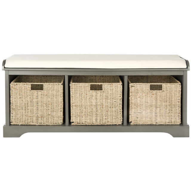 Loane Wicker Storage Bench
