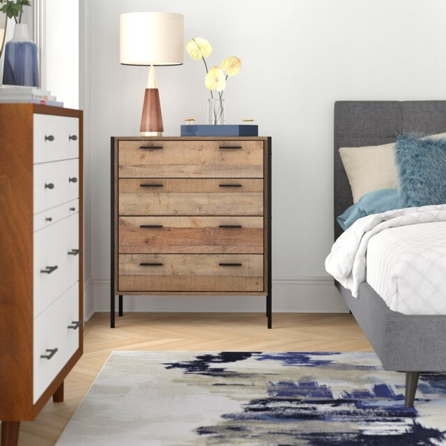 Juno 4 Drawer 84Cm W Chest Of Drawers