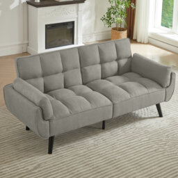 3 Seater Linen Blend Sofa