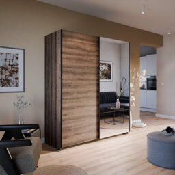 Pippa 2 Sliding Wardrobe