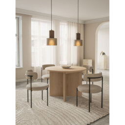 Extendable Round Dining Table