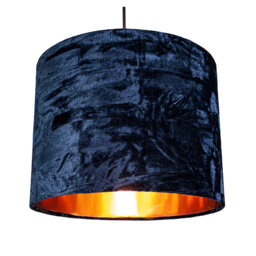 Velvet Drum Lamp Shade ( Screw On )