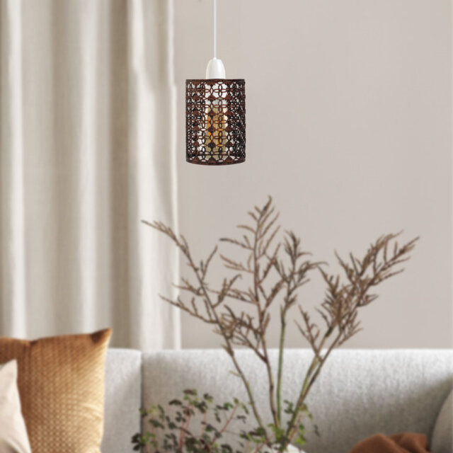 14cm H Metal Drum Lamp Shade ( Uno )