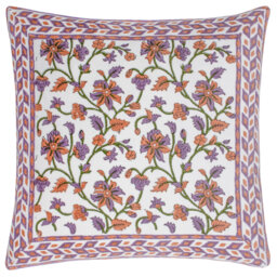 Mentera Floral Square Cushion