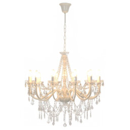 Shah 12 - Light Candle Style Chandelier