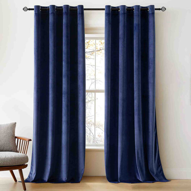 Velvet Blackout Curtain Pair (Set of 2)