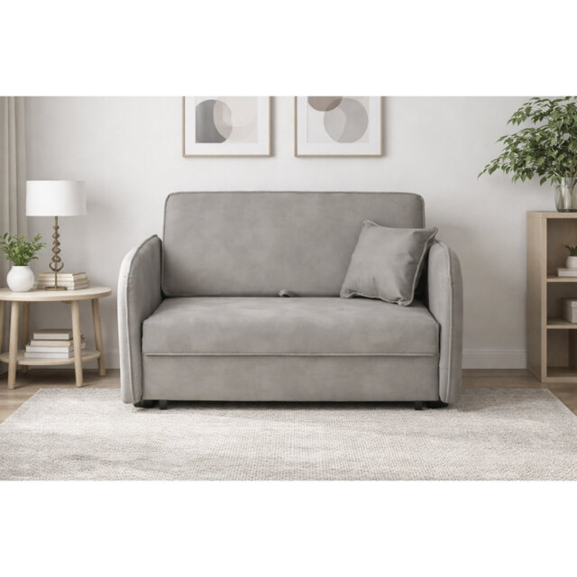 2 Seater Fabric Sofa Bed