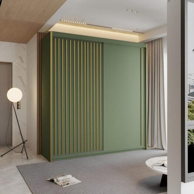 2 Door Laminate Wardrobe