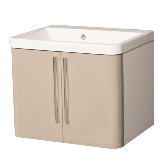 Damione 655mm Single Bathroom Vanity with Integrated Ceramic Basin