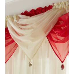 Avery Solid Colour Pointed Window Pelmet