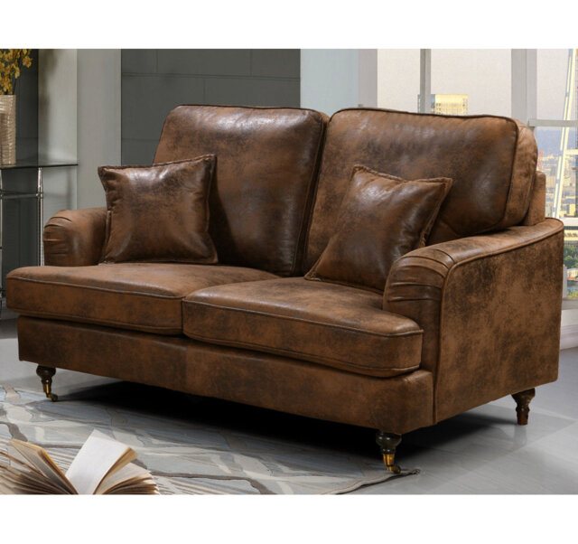 Crystil Upholstered Compact Sofa