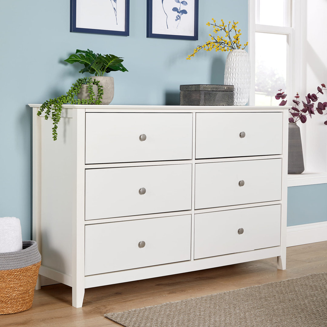 Citronelle 130cm W 6 - Drawer Chest of Drawers by Wayfair | uFurnish.com
