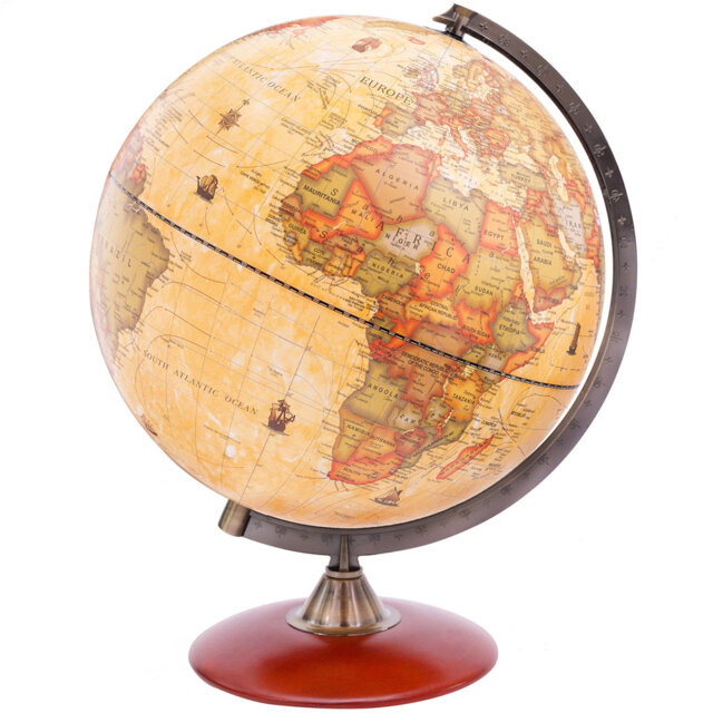 Bussell Wood Tabletop Globe