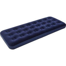 Francisque Soft Flocked Single Inflatable Air Bed Mattress Relaxing Blow Up Bed Camping Bed