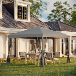 Annayeli 3m x 3m Metal Pop-Up Gazebo