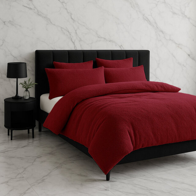 No Pattern Duvet Cover Set with Pillowcases Included